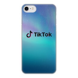 Заказать чехол для iPhone 8/8 Plus в Москве. Чехол для iPhone 8, объёмная печать Tik Tok от THE_NISE  - готовые дизайны и нанесение принтов.