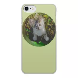 Заказать чехол для iPhone 8/8 Plus в Москве. Чехол для iPhone 8, объёмная печать Маленький котенок потерялся... от Margarita Lyr  - готовые дизайны и нанесение принтов.