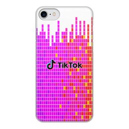 Заказать чехол для iPhone 8/8 Plus в Москве. Чехол для iPhone 8, объёмная печать Tik Tok от THE_NISE  - готовые дизайны и нанесение принтов.