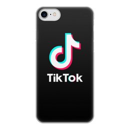 Заказать чехол для iPhone 8/8 Plus в Москве. Чехол для iPhone 8, объёмная печать TikTok  от DESIGNER   - готовые дизайны и нанесение принтов.