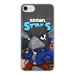 Заказать чехол для iPhone 8/8 Plus в Москве. Чехол для iPhone 8, объёмная печать BRAWL STARS CROW от geekbox - готовые дизайны и нанесение принтов.