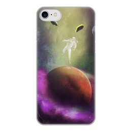 Заказать чехол для iPhone 8/8 Plus в Москве. Чехол для iPhone 8, объёмная печать Затерянный в космосе от Дана Столыпина - готовые дизайны и нанесение принтов.