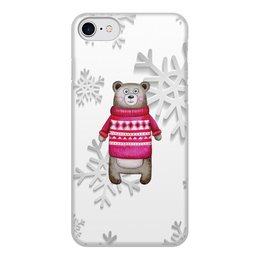 Заказать чехол для iPhone 8/8 Plus в Москве. Чехол для iPhone 8, объёмная печать медведь от THE_NISE  - готовые дизайны и нанесение принтов.