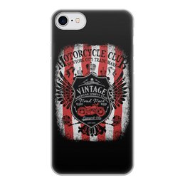 Заказать чехол для iPhone 8/8 Plus в Москве. Чехол для iPhone 8, объёмная печать Motorcycles club от THE_NISE  - готовые дизайны и нанесение принтов.