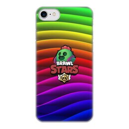 Заказать чехол для iPhone 8/8 Plus в Москве. Чехол для iPhone 8, объёмная печать Brawl Stars от THE_NISE  - готовые дизайны и нанесение принтов.