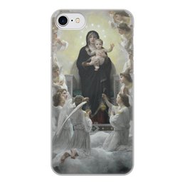 Заказать чехол для iPhone 8/8 Plus в Москве. Чехол для iPhone 8, объёмная печать La Vierge aux anges (картина Вильяма Бугро) от trend - готовые дизайны и нанесение принтов.