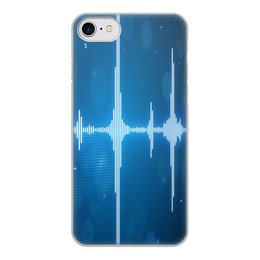 Заказать чехол для iPhone 8/8 Plus в Москве. Чехол для iPhone 8, объёмная печать Звуковая волна от THE_NISE  - готовые дизайны и нанесение принтов.