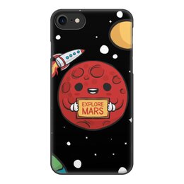 Заказать чехол для iPhone 8/8 Plus в Москве. Чехол для iPhone 8, объёмная печать Explore Mars от The Spaceway  - готовые дизайны и нанесение принтов.