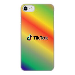 Заказать чехол для iPhone 8/8 Plus в Москве. Чехол для iPhone 8, объёмная печать Tik Tok от THE_NISE  - готовые дизайны и нанесение принтов.