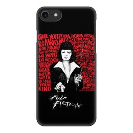 Заказать чехол для iPhone 8/8 Plus в Москве. Чехол для iPhone 8, объёмная печать Pulp Fiction (Ума Турман) от Аня Лукьянова - готовые дизайны и нанесение принтов.