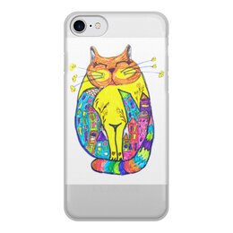 Заказать чехол для iPhone 8/8 Plus в Москве. Чехол для iPhone 8, объёмная печать котик от Aidizaina  - готовые дизайны и нанесение принтов.