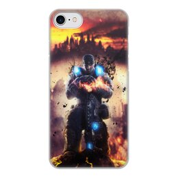 Заказать чехол для iPhone 8/8 Plus в Москве. Чехол для iPhone 8, объёмная печать Gears of War  от THE_NISE  - готовые дизайны и нанесение принтов.