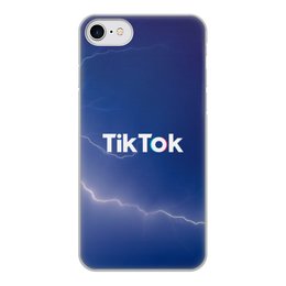 Заказать чехол для iPhone 8/8 Plus в Москве. Чехол для iPhone 8, объёмная печать Tik Tok от THE_NISE  - готовые дизайны и нанесение принтов.