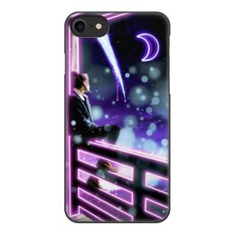 Заказать чехол для iPhone 8/8 Plus в Москве. Чехол для iPhone 8, объёмная печать Лунный серп в ночи от Дана Столыпина - готовые дизайны и нанесение принтов.