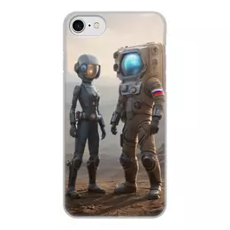 Заказать чехол для iPhone 8/8 Plus в Москве. Чехол для iPhone 8, объёмная печать На Марсе от Дана Столыпина - готовые дизайны и нанесение принтов.