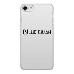 Заказать чехол для iPhone 8/8 Plus в Москве. Чехол для iPhone 8, объёмная печать Billie Eilish от DESIGNER   - готовые дизайны и нанесение принтов.