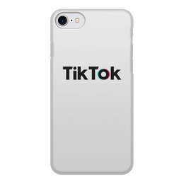 Заказать чехол для iPhone 8/8 Plus в Москве. Чехол для iPhone 8, объёмная печать TikTok  от DESIGNER   - готовые дизайны и нанесение принтов.