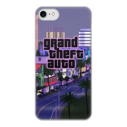 Заказать чехол для iPhone 8/8 Plus в Москве. Чехол для iPhone 8, объёмная печать Grand Theft Auto от THE_NISE  - готовые дизайны и нанесение принтов.