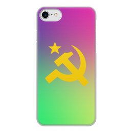 Заказать чехол для iPhone 8/8 Plus в Москве. Чехол для iPhone 8, объёмная печать Серп и молот от THE_NISE  - готовые дизайны и нанесение принтов.