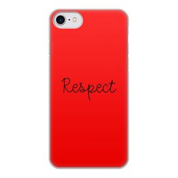 Заказать чехол для iPhone 8/8 Plus в Москве. Чехол для iPhone 8, объёмная печать Respect от THE_NISE  - готовые дизайны и нанесение принтов.