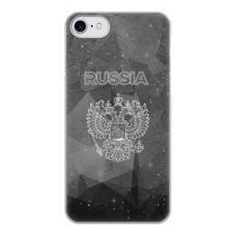 Заказать чехол для iPhone 8/8 Plus в Москве. Чехол для iPhone 8, объёмная печать  Герб России от THE_NISE  - готовые дизайны и нанесение принтов.
