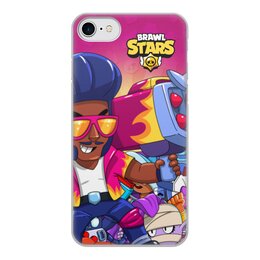 Заказать чехол для iPhone 8/8 Plus в Москве. Чехол для iPhone 8, объёмная печать BRAWL STARS BROCK от geekbox - готовые дизайны и нанесение принтов.