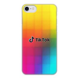 Заказать чехол для iPhone 8/8 Plus в Москве. Чехол для iPhone 8, объёмная печать Tik Tok от THE_NISE  - готовые дизайны и нанесение принтов.