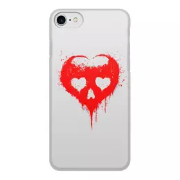 Заказать чехол для iPhone 8/8 Plus в Москве. Чехол для iPhone 8, объёмная печать Кровоточащее сердце от Дана Столыпина - готовые дизайны и нанесение принтов.