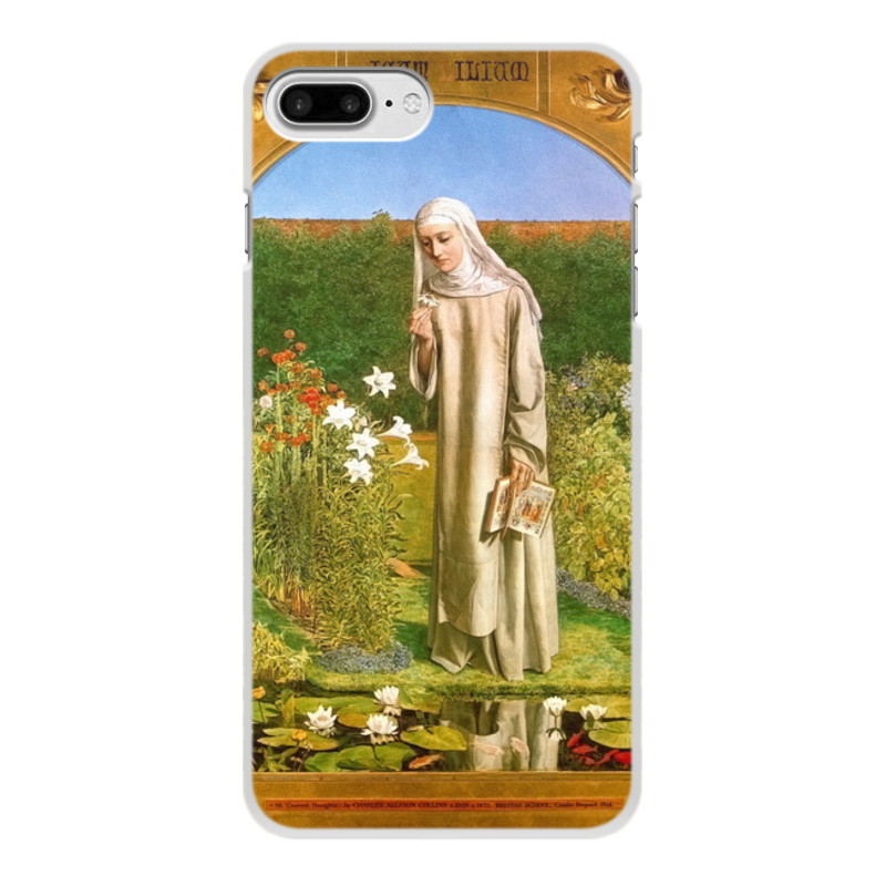 Printio Чехол для iPhone 8 Plus, объёмная печать Мысли монахини (чарльз олстон коллинз)