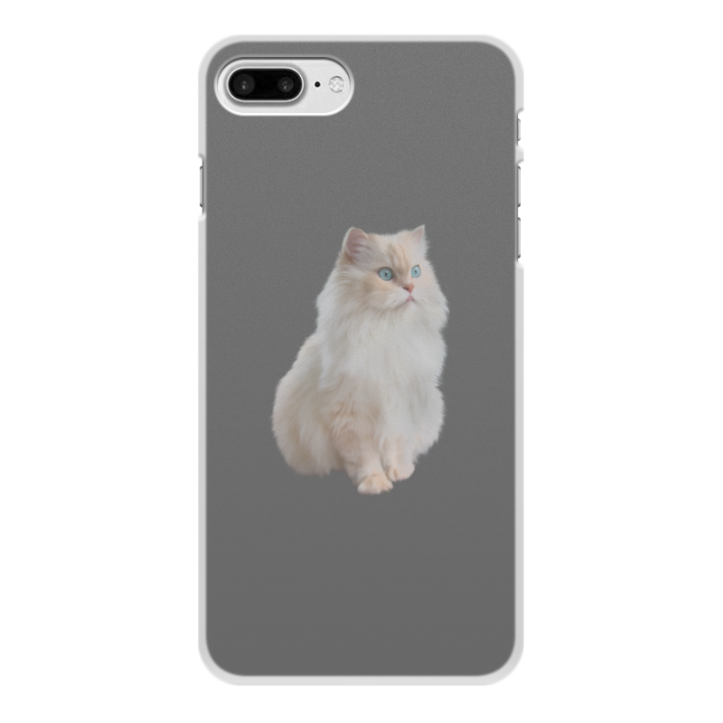 Printio Чехол для iPhone 8 Plus, объёмная печать Кошка