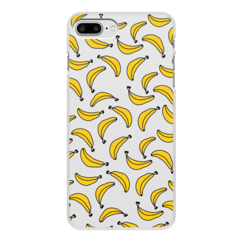 Printio Чехол для iPhone 8 Plus, объёмная печать Бананы