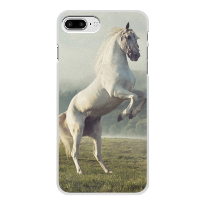 Printio Чехол для iPhone 8 Plus, объёмная печать Лошадь printio чехол для iphone 8 plus объёмная печать лошадь