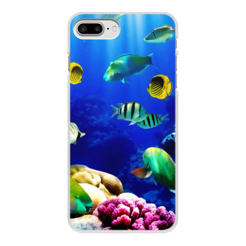 Printio Чехол для iPhone 8 Plus, объёмная печать Морской риф printio чехол для iphone 8 plus объёмная печать морской пляж