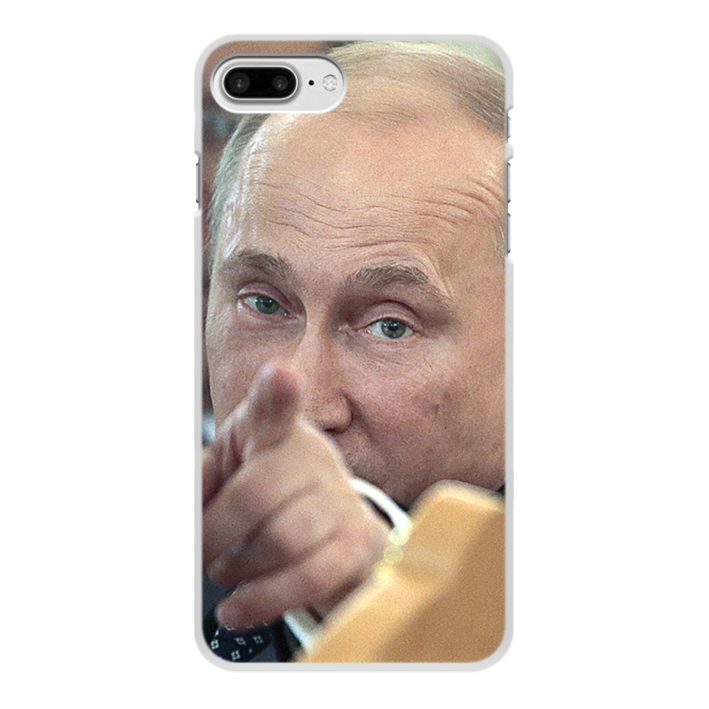 Printio Чехол для iPhone 8 Plus, объёмная печать Путин