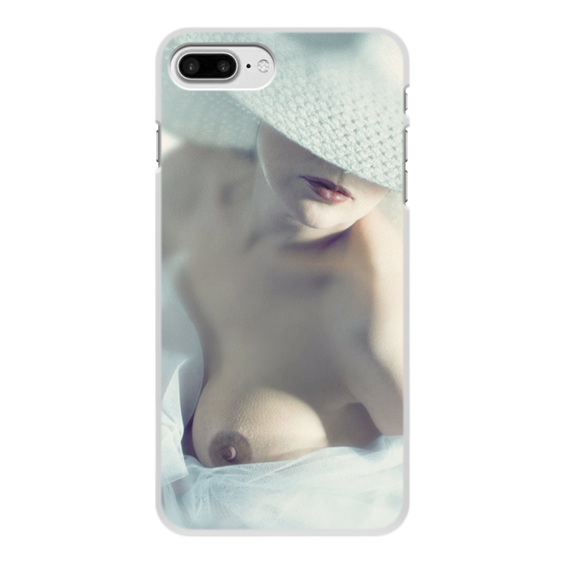 Printio Чехол для iPhone 8 Plus, объёмная печать Женская грудь