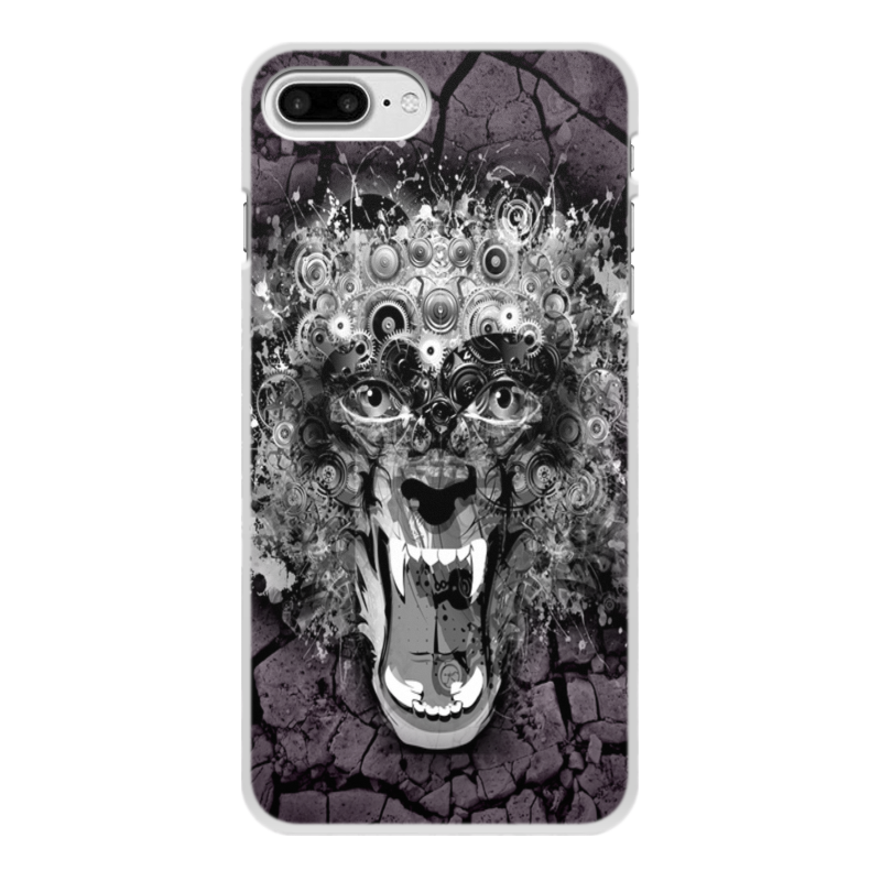 Printio Чехол для iPhone 8 Plus, объёмная печать Медведь