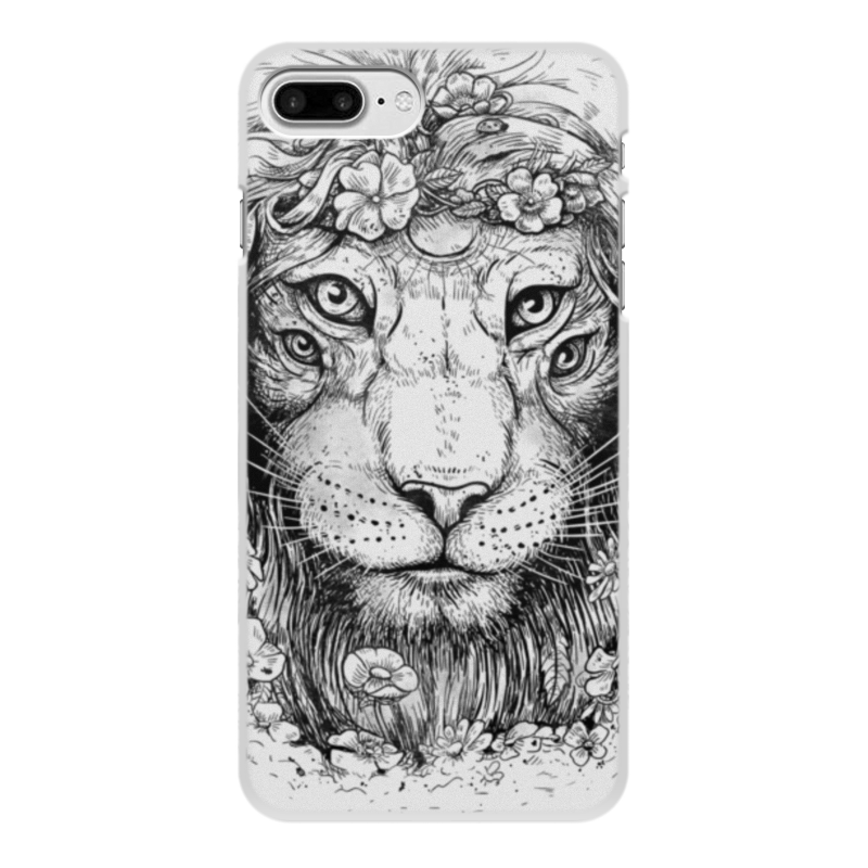 цена Printio Чехол для iPhone 8 Plus, объёмная печать Царь природы