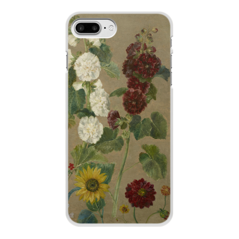 Printio Чехол для iPhone 8 Plus, объёмная печать Цветы (картина эжена делакруа) printio чехол для iphone 7 plus объёмная печать цветы картина эжена делакруа