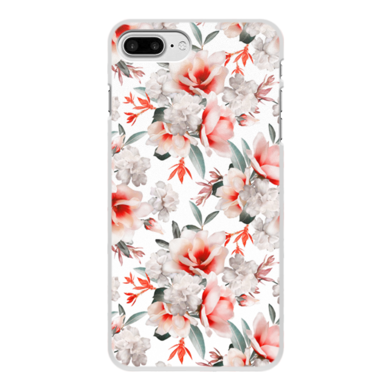 Printio Чехол для iPhone 8 Plus, объёмная печать Цветы printio чехол для iphone 8 объёмная печать королева гвиневера празднующая приход весны