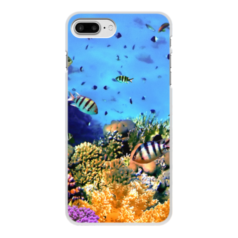 Printio Чехол для iPhone 8 Plus, объёмная печать Морской риф printio чехол для iphone 8 plus объёмная печать морской пляж