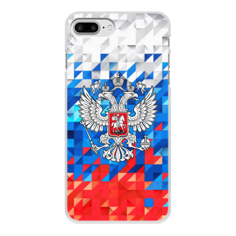 Printio Чехол для iPhone 8 Plus, объёмная печать Герб россии