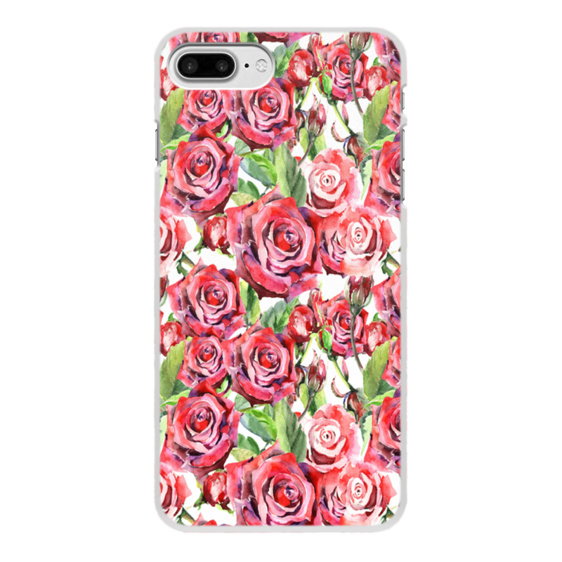 Printio Чехол для iPhone 8 Plus, объёмная печать Сад роз printio чехол для iphone 7 plus объёмная печать сад роз