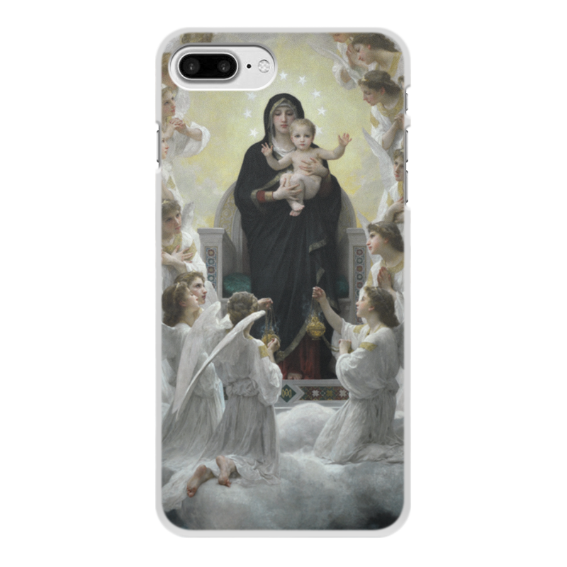 Printio Чехол для iPhone 8 Plus, объёмная печать La vierge aux anges (картина вильяма бугро)