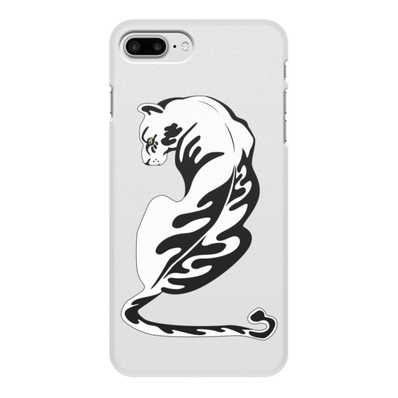 Printio Чехол для iPhone 8 Plus, объёмная печать Черная кошка printio чехол для iphone 6 plus объёмная печать дикая природа