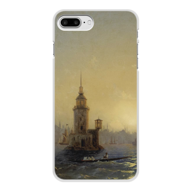 Printio Чехол для iPhone 8 Plus, объёмная печать Вид леандровой башни в константинополе