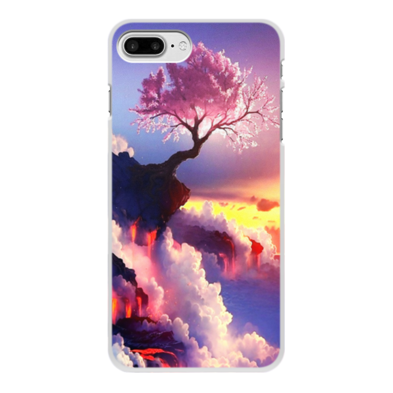 Printio Чехол для iPhone 8 Plus, объёмная печать Природа цена и фото