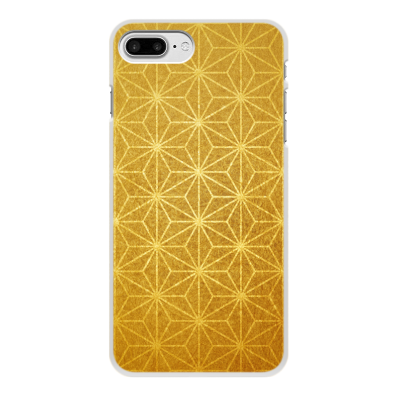 Printio Чехол для iPhone 8 Plus, объёмная печать Золотой узор