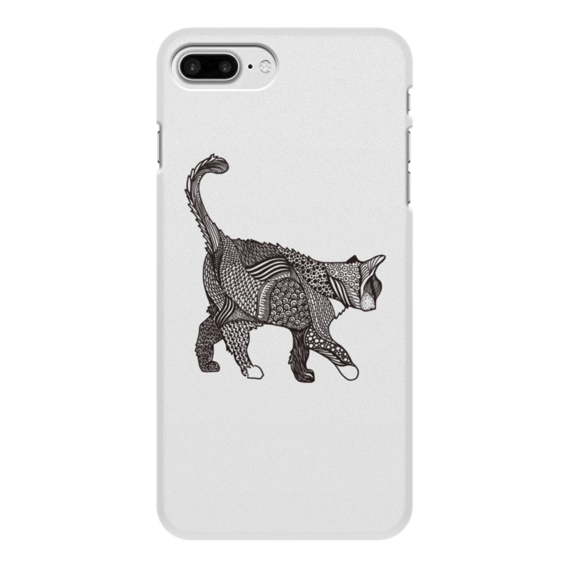 Printio Чехол для iPhone 8 Plus, объёмная печать Кошак printio чехол для iphone 8 plus объёмная печать чёрно белый лев