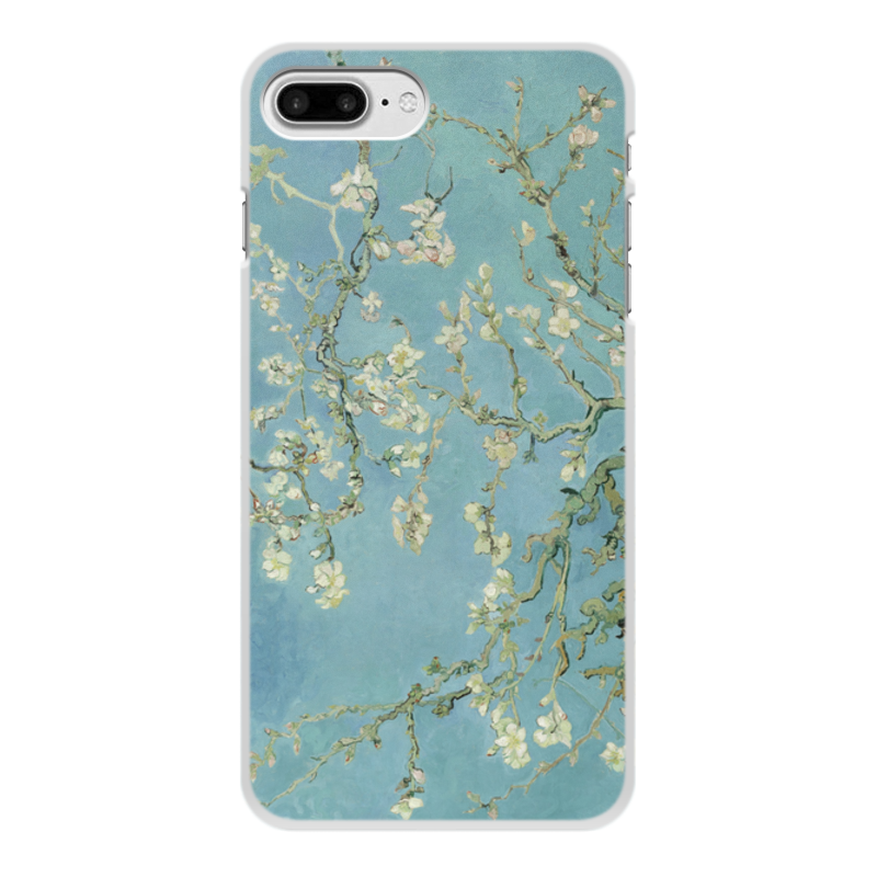 Printio Чехол для iPhone 8 Plus, объёмная печать Цветы миндаля (ван гог)