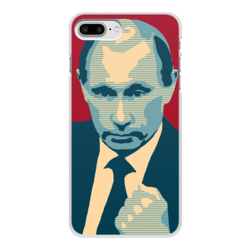 Printio Чехол для iPhone 8 Plus, объёмная печать Putin
